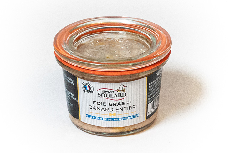 Foie gras de canard entier à la fleur de sel de Noirmoutier