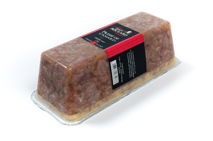Pressé de canard barquette Soulard 1kg