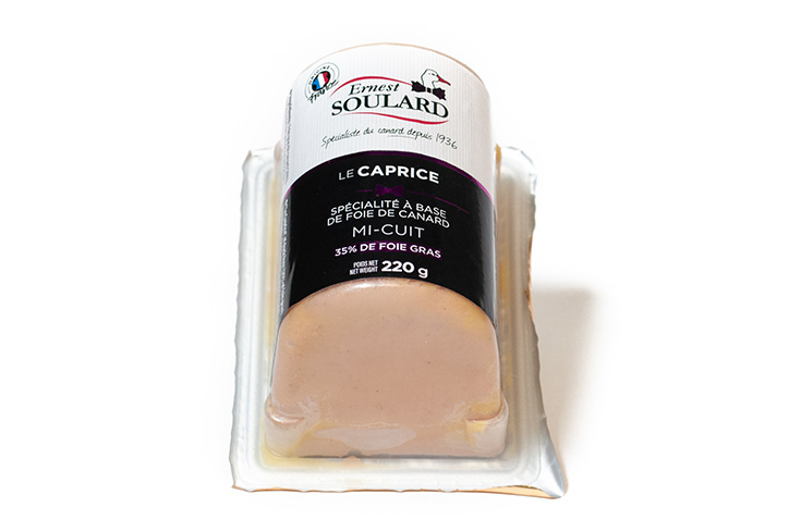 Caprice de foie de canard mi-cuit Soulard