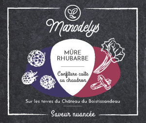 CONFITURE MANODELYS MURE RHUBARBE