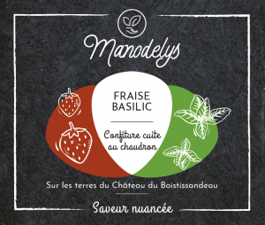 CONFITURE MANODELYS FRAISE BASILIC