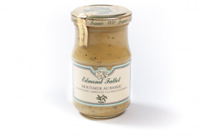 Moutarde au basilic et vin blanc