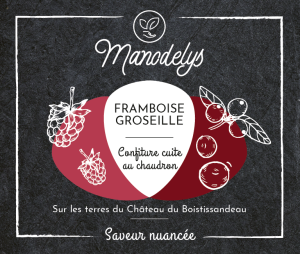 CONFITURE MANODELYS FRAMBOISE GROSEILLE