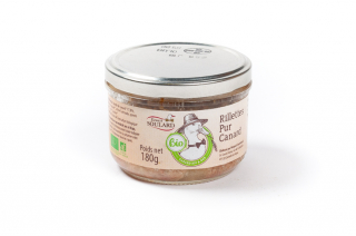 Rillettes de canard bio